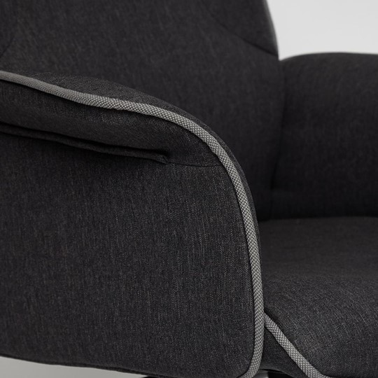 Кресло офисное CHARM ткань, серый/серый, F68/C27 арт.13246 в Ульяновске - изображение 7
