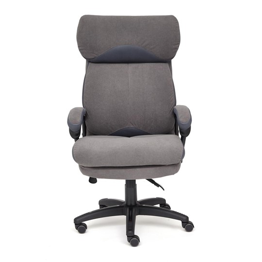 Офисное кресло DUKE флок/ткань, серый/серый, 29/TW-12 арт.14039 в Ульяновске - изображение 1