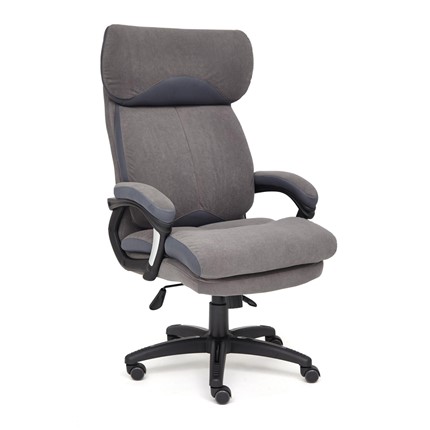 Офисное кресло DUKE флок/ткань, серый/серый, 29/TW-12 арт.14039 в Ульяновске - изображение