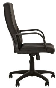Офисное кресло MANAGER (PL64) экокожа ECO-30, черная в Ульяновске - предосмотр 2