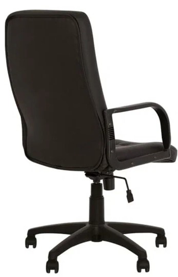 Офисное кресло MANAGER (PL64) экокожа ECO-30, черная в Ульяновске - изображение 3