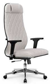 Кресло офисное Мetta L 1m 40M/2D Infinity Easy Clean (MPES) топган, нижняя часть 17834 белый в Ульяновске