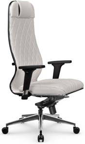 Кресло офисное Мetta L 1m 40M/2D Infinity Easy Clean (MPES) мультиблок, нижняя часть 17839 белый в Ульяновске - предосмотр 1