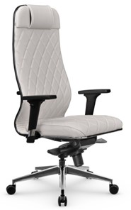 Кресло офисное Мetta L 1m 40M/2D Infinity Easy Clean (MPES) мультиблок, нижняя часть 17839 белый в Ульяновске - предосмотр