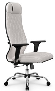 Кресло офисное Мetta L 1m 40M/2D Infinity Easy Clean (MPES) топган, нижняя часть 17833 белый в Ульяновске - предосмотр 1