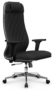 Кресло офисное Мetta L 1m 40M/2D Infinity Easy Clean (MPES) топган, нижняя часть 17834 черный в Ульяновске - предосмотр