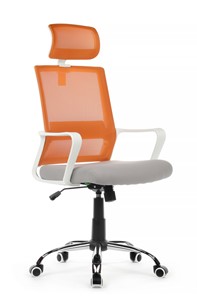 Кресло компьютерное RCH 1029HW, серый/оранжевый в Ульяновске
