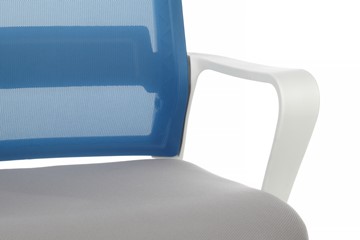 Кресло компьютерное RCH 1029MW, серый/синий в Ульяновске - предосмотр 5