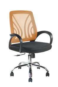 Кресло компьютерное Riva Chair 8099Е, Оранжевый в Ульяновске