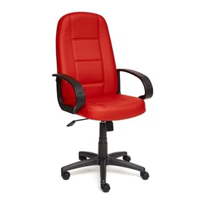 Офисное кресло СН747 кож/зам, красный, арт.7707 в Ульяновске