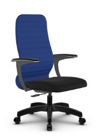 Кресло офисное SU-CU160-10P PL синий/черный в Ульяновске - предосмотр