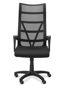Кресло офисное Топ, сетка/ткань TW / черная/синяя в Ульяновске - предосмотр 1
