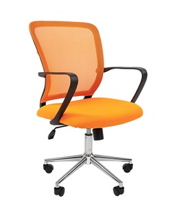 Компьютерное кресло CHAIRMAN 698 CHROME new Сетка TW-66 (оранжевый) в Ульяновске