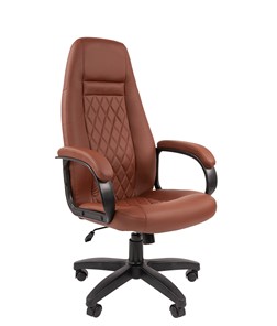 Офисное кресло CHAIRMAN 950LT Экокожа коричневая в Ульяновске