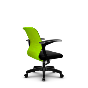 Кресло компьютерное SU-M-4/подл.160/осн.001, Зеленый/Черный в Ульяновске - предосмотр 2