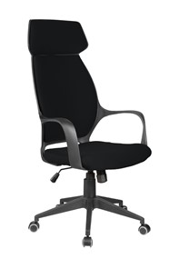 Офисное кресло Riva Chair 7272 (Черный/черный) в Ульяновске