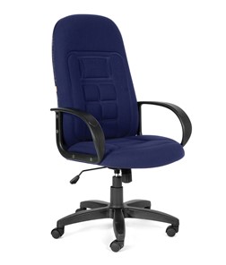 Кресло компьютерное CHAIRMAN 727 ткань ст., цвет синий в Ульяновске - предосмотр