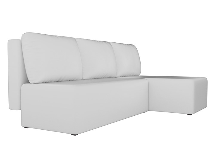Угловой раскладной диван Поло, Белый (экокожа) в Ульяновске - изображение 2