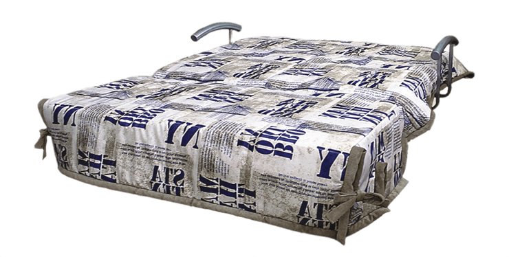 Прямой диван Аккордеон без боковин, спальное место 1200 в Ульяновске - изображение 1