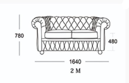 Прямой диван Честер 2М (седафлекс) в Ульяновске - изображение 13