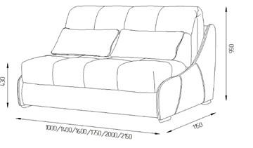 Прямой диван Токио 130 (ППУ) в Ульяновске - предосмотр 11