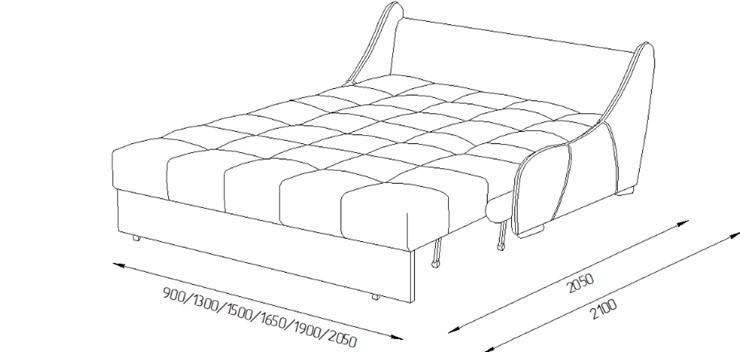 Прямой диван Токио 205 (ППУ) в Ульяновске - изображение 4