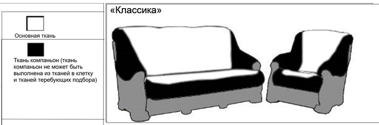 Большой диван Классика Б, Миксотойл в Ульяновске - изображение 5