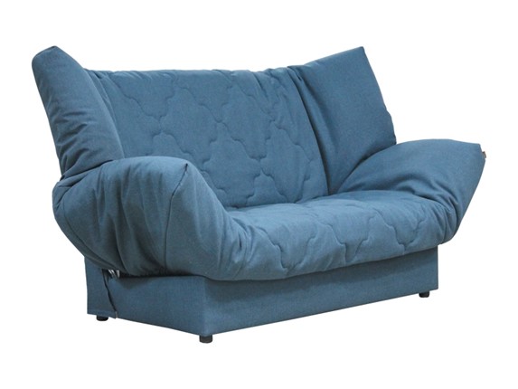 Прямой диван Ивона, темпо7синий в Ульяновске - изображение