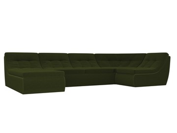 Модульный раскладной диван Холидей, Зеленый (микровельвет) в Ульяновске