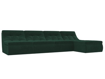Модульный угловой диван Холидей, Зеленый (велюр) в Ульяновске