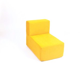 Кресло бескаркасное Тетрис 50х80х60, желтое в Ульяновске