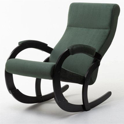 Кресло-качалка в гостиную Корсика, ткань Amigo Green 34-Т-AG в Ульяновске - изображение