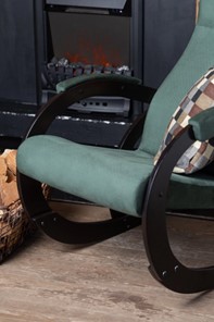 Кресло-качалка в гостиную Корсика, ткань Amigo Green 34-Т-AG в Ульяновске - предосмотр 6