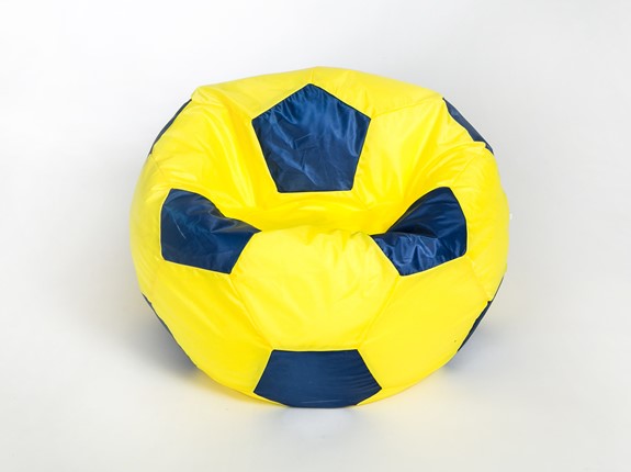 Кресло-мешок Мяч малый, желто-синий в Ульяновске - изображение