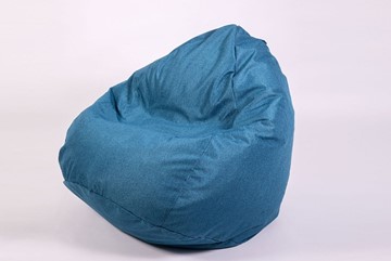 Кресло-мешок Юниор, рогожка синий в Ульяновске