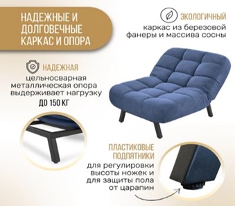 Раскладное кресло Абри опора металл (синий) в Ульяновске - предосмотр 10