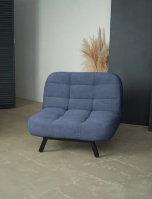 Раскладное кресло Абри опора металл (синий) в Ульяновске - изображение 8