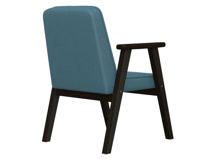 Мягкое кресло Ретро ткань голубой, каркас венге в Ульяновске - изображение 2