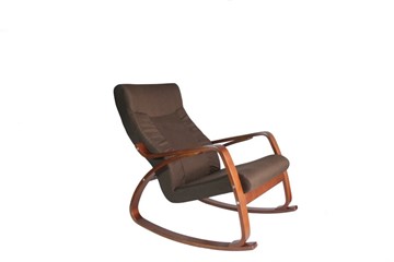 Кресло-качалка Женева, ткань шоколад в Ульяновске - предосмотр