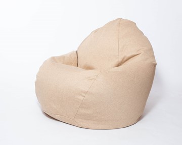 Кресло-мешок Макси, рогожка, 150х100, песочное в Ульяновске - предосмотр