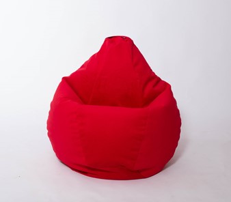 Кресло-мешок Груша большое, велюр однотон, красное в Ульяновске - предосмотр 2
