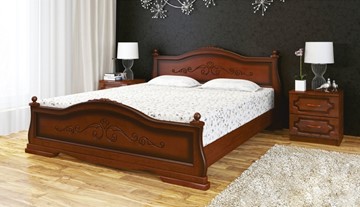 Кровать 1-спальная Карина-1 (Орех) 90х200 в Ульяновске