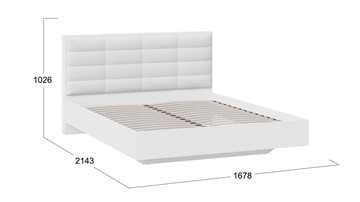 Кровать 2-х спальная Агата тип 1 (Белый) в Ульяновске - предосмотр 2
