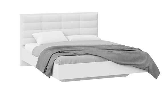 Кровать 2-х спальная Агата тип 1 (Белый) в Ульяновске - изображение