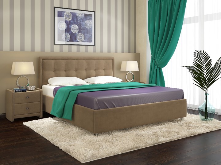 Спальная кровать Amelia размер 160*200 с основанием в Ульяновске - изображение 5