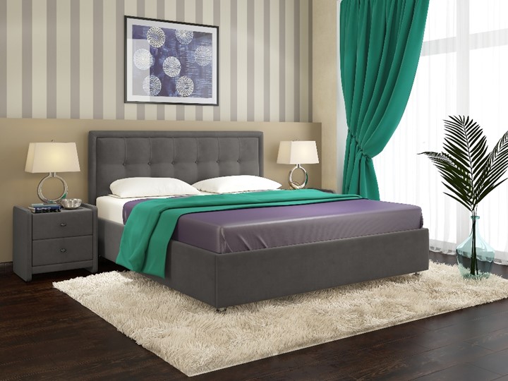 Спальная кровать Amelia размер 160*200 с основанием в Ульяновске - изображение 6