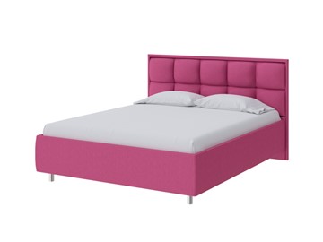 Двуспальная кровать Chessy 160х200, Рогожка (Savana Berry (фиолетовый)) в Ульяновске