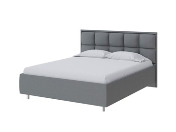 Спальная кровать Chessy 160х200, Рогожка (Savana Grey (серый)) в Ульяновске