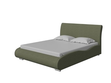 Кровать в спальню Corso-8 Lite 140x200, Искусственная шерсть (Лама Авокадо) в Ульяновске