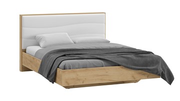 Двуспальная кровать Миранда тип 1 (Дуб крафт золотой/Белый глянец) в Ульяновске - предосмотр